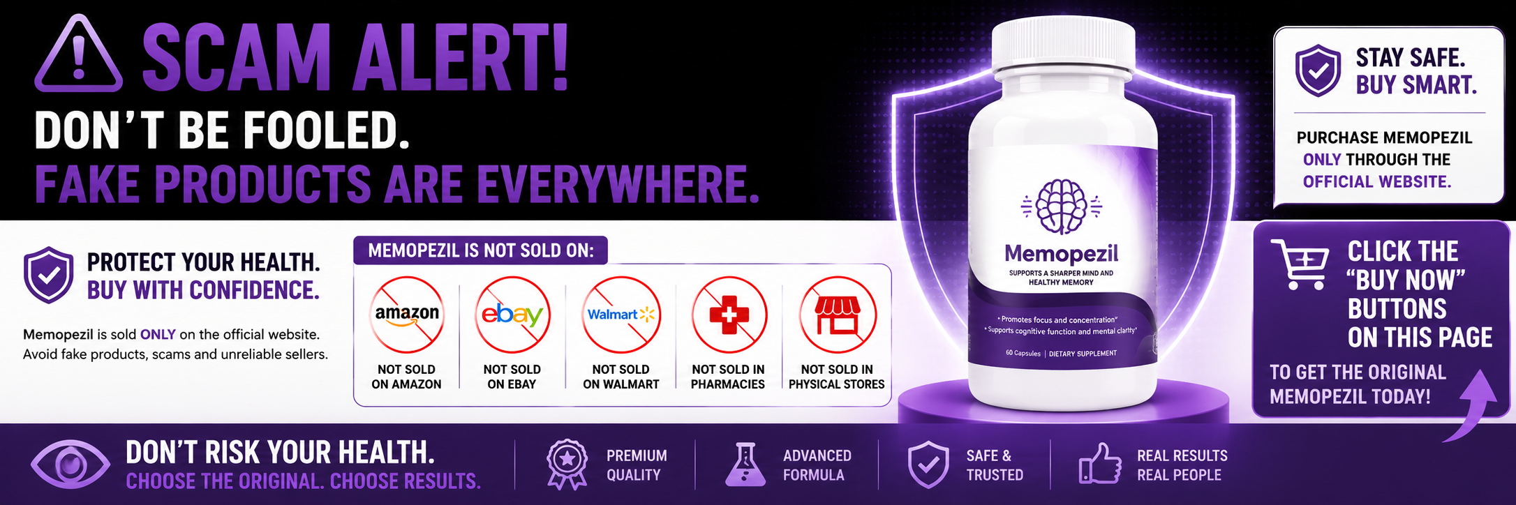 Memopezil scam alert how to buy safely